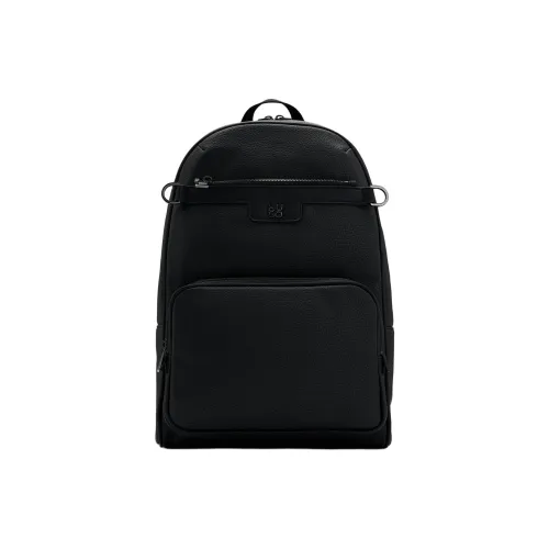 HUGO BOSS Artificial Leather Backpack Regular Men's Black