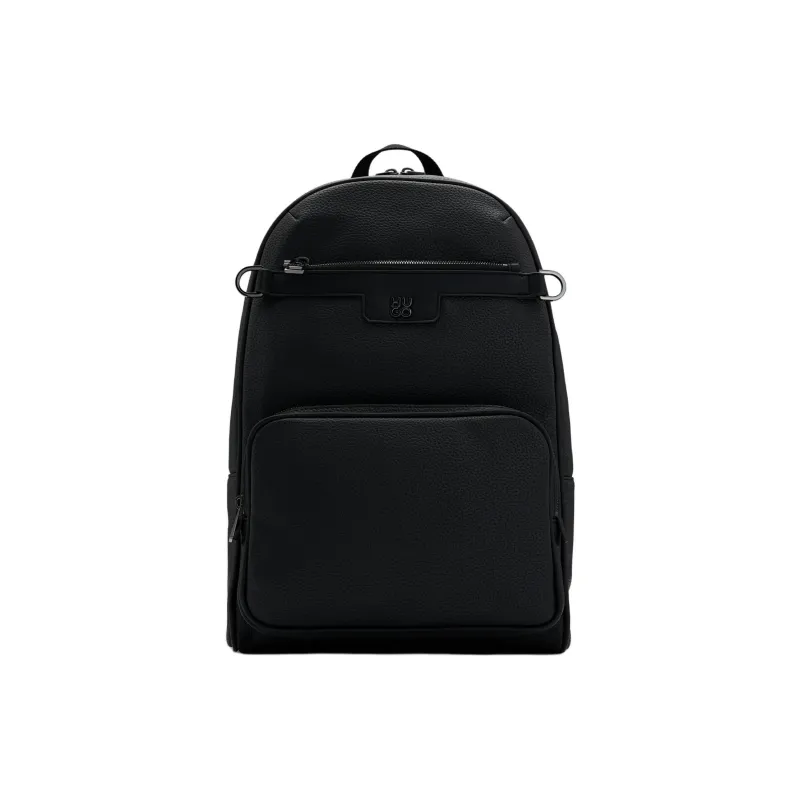 HUGO BOSS Artificial Leather Backpack Regular Men's Black-0