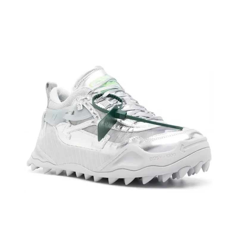 OFF WHITE Casual Shoes Men's Silver Gray-2