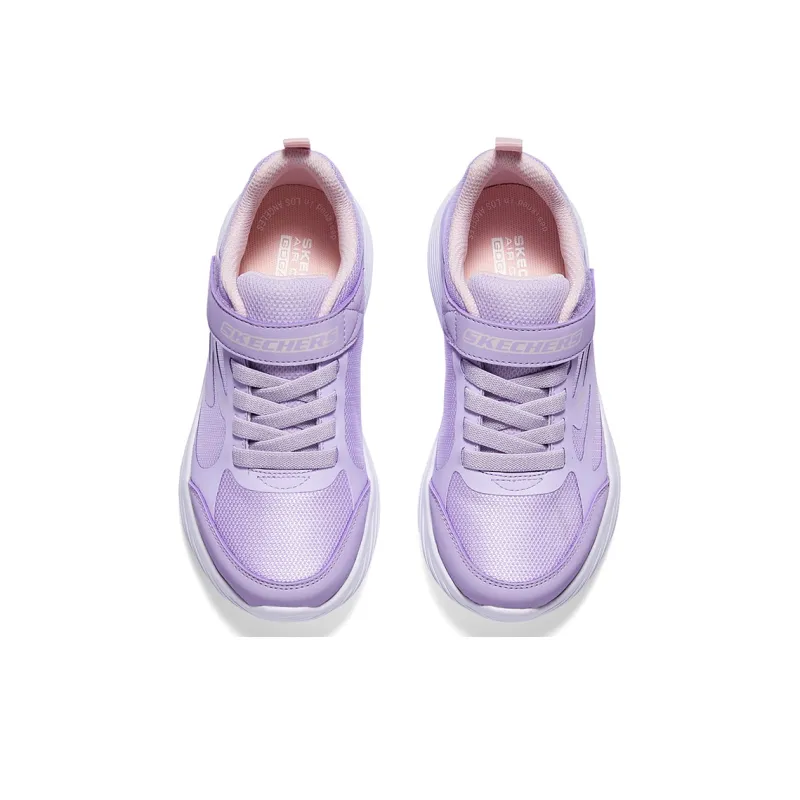 Skechers Go Run 400 V2 Slip Resistant Cushioning Abrasion Resistant Sports Casual Shoes Lavender Teenagers-3