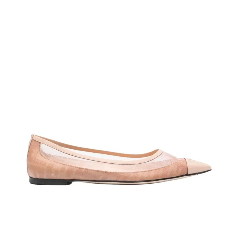 FENDI Colibrì Pointed Toe Ballerina Shoes Women's-1