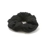 Black Bubbles Scrunchy