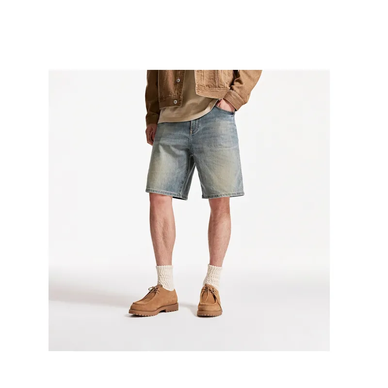 JACK JONES· Denim Shorts Men's Medium Blue Denim-3
