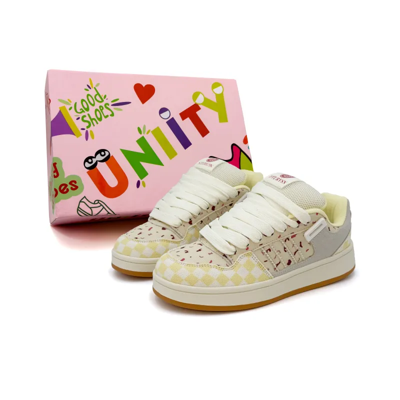 UNIITY Trendy And Stylish Anti-Slip Wear-Resistant Low-Top Skateboard Shoes Women's-6