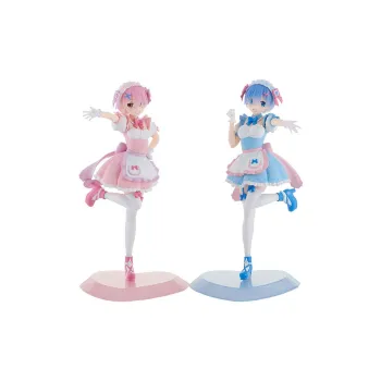 FURYU Zero-Starting Life In Another World Rem Ram Dreamy Maid Bonus Gifts 20cm