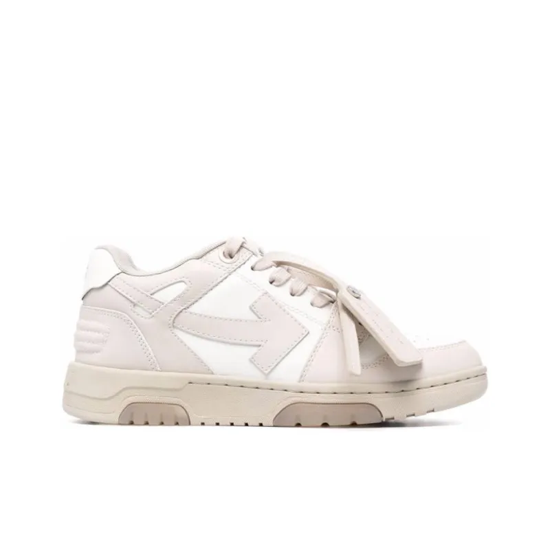 OFF WHITE Out Of Office Low Top Sneakers 'White Beige' Women's-1