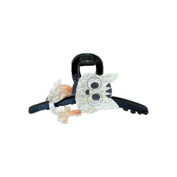 Left Europe Acrylic Hair Clips Women's