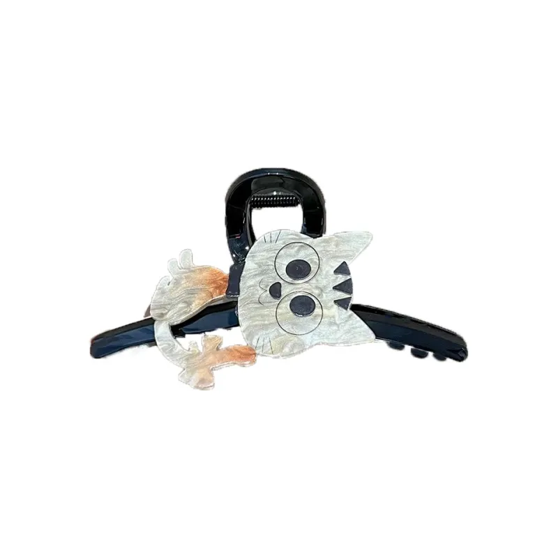 Left Europe Acrylic Hair Clips Women's-0