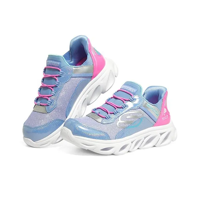 Skechers Mid Top Kids Lifestyle Shoes Blue Teenagers-2