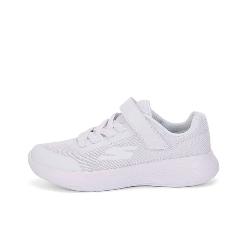Skechers Slip Resistant Shock Absorbers With Abrasion Resistant Properties Low Top Casual Shoes White Teenagers-0