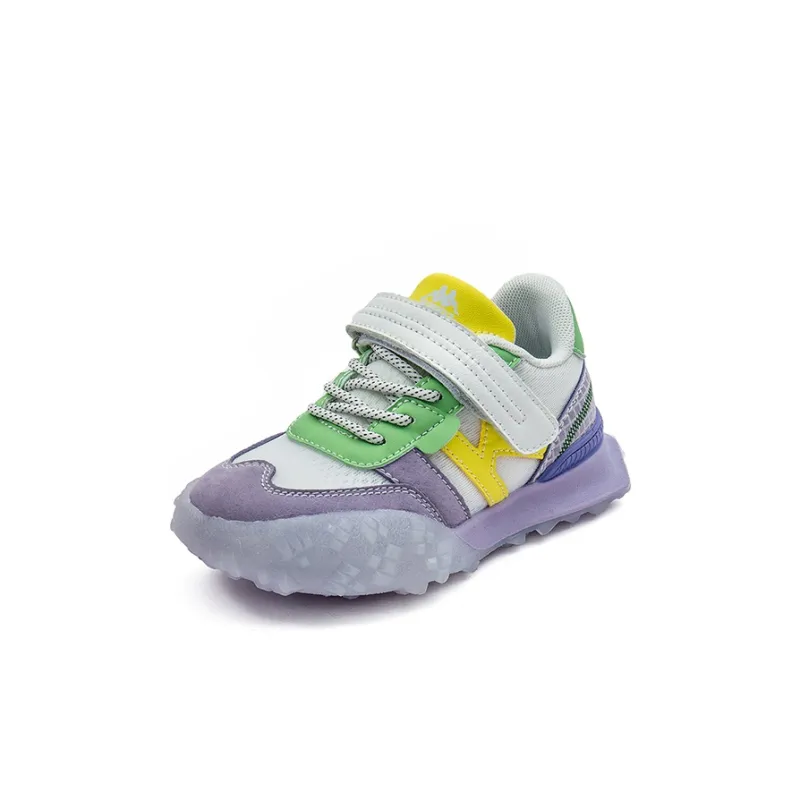 KAPPA KIDS Slip Resistant Breathable Lightweight Kids Lifestyle Shoes White Purple Kids'-2