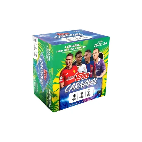 Topps 2024 UEFA UCC CARwalmart Brazil Edition Hobby Soccer Yuuka Award Player Card Pass Sports Cards Full Box