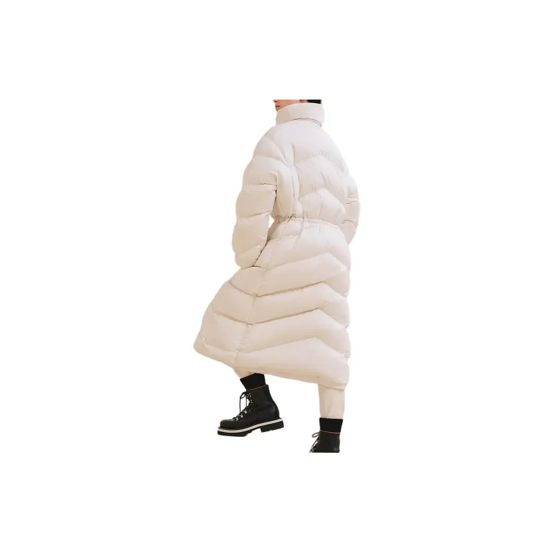 HERMES Down Jacket Women's Pearl White-1