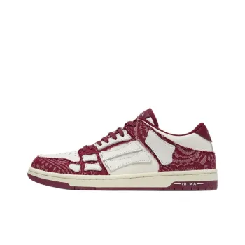 AMIRI Skel Top Low Top Skateboard Shoes Men's White Red