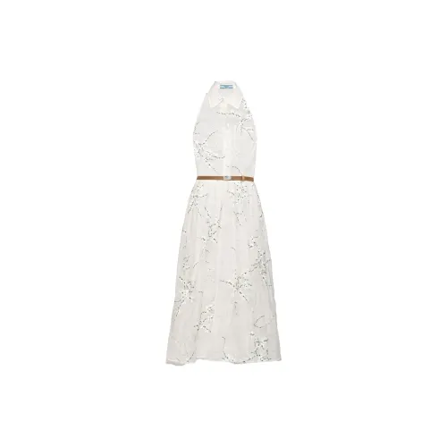 PRADA Sleeveless Dresses Women's White