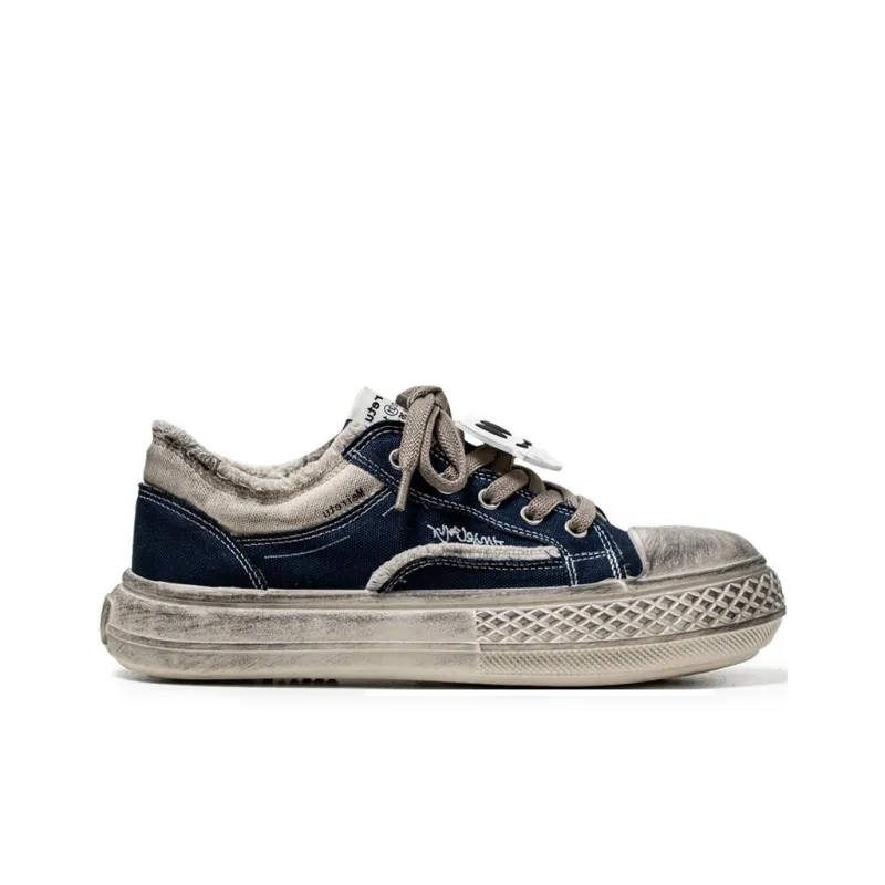 Meiretu Abrasion Resistant Balance Lightweight Low Top Skateboard Shoes Men's-5