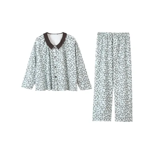Kerener Pajama Set Women's Autumn Wave Blue