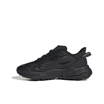 Adidas Originals Ozweego Series J Slip Resistant Breathable Support Kids Lifestyle Shoes Black Teenagers