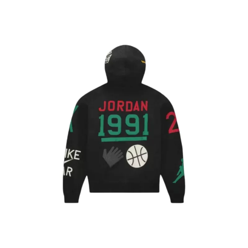JORDAN X Nina Chanel Abney Hoodie Black-1