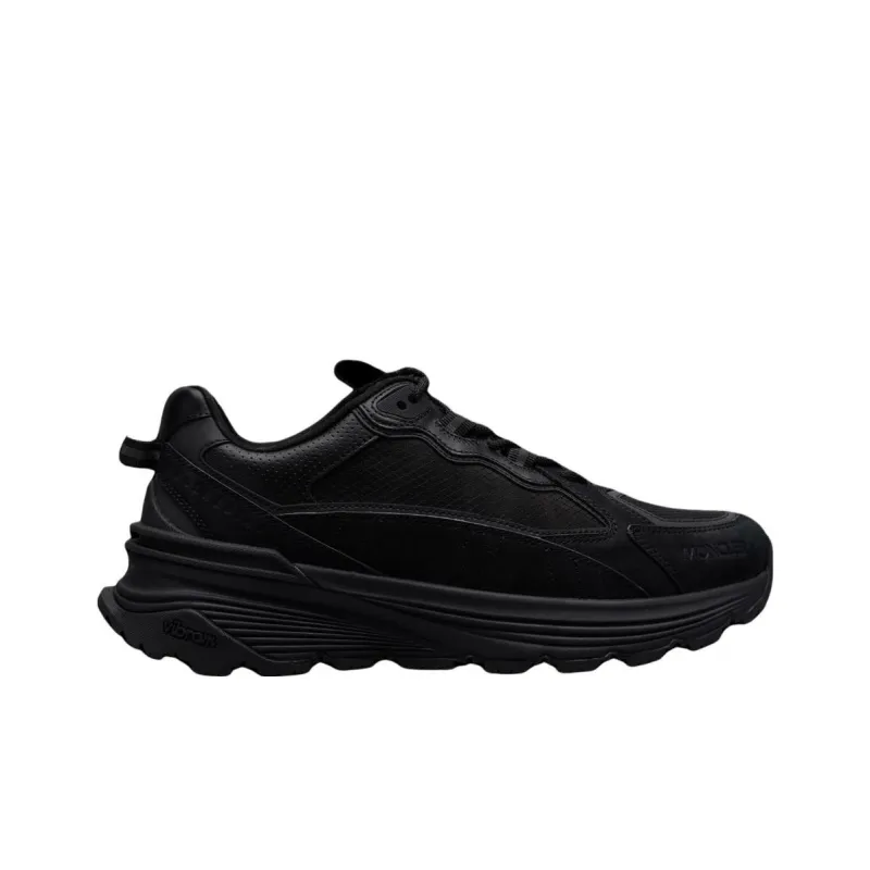 Moncler Lite Runner Low-Top Casual Shoes Men's Black-1