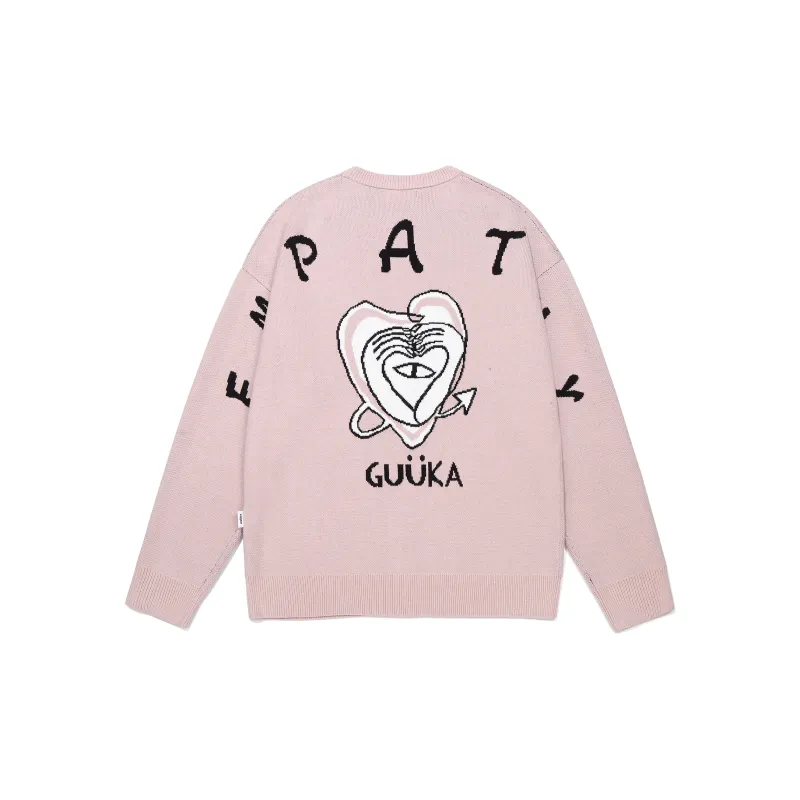 Guuka Sweaters Unisex Pink-1