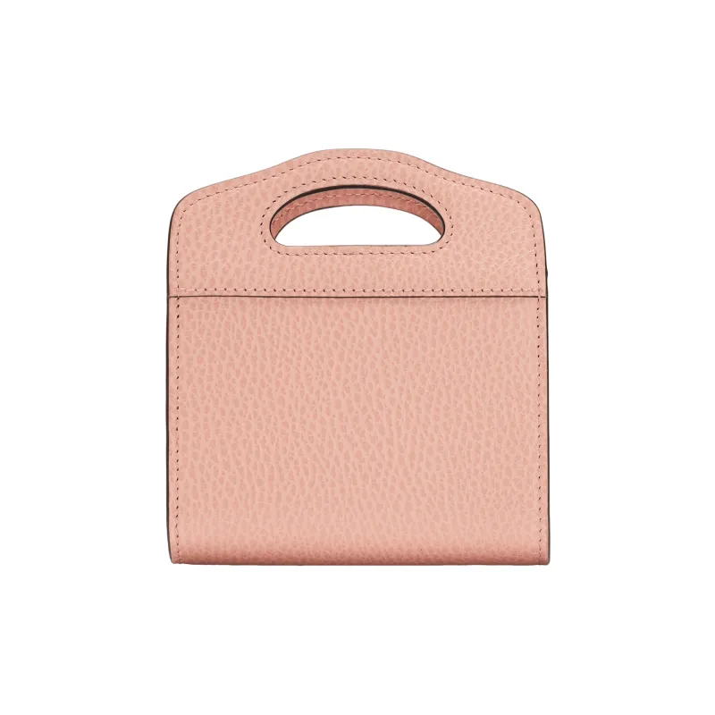 GUCCI GG Marmont Leather Card Holder Women's Pink-5