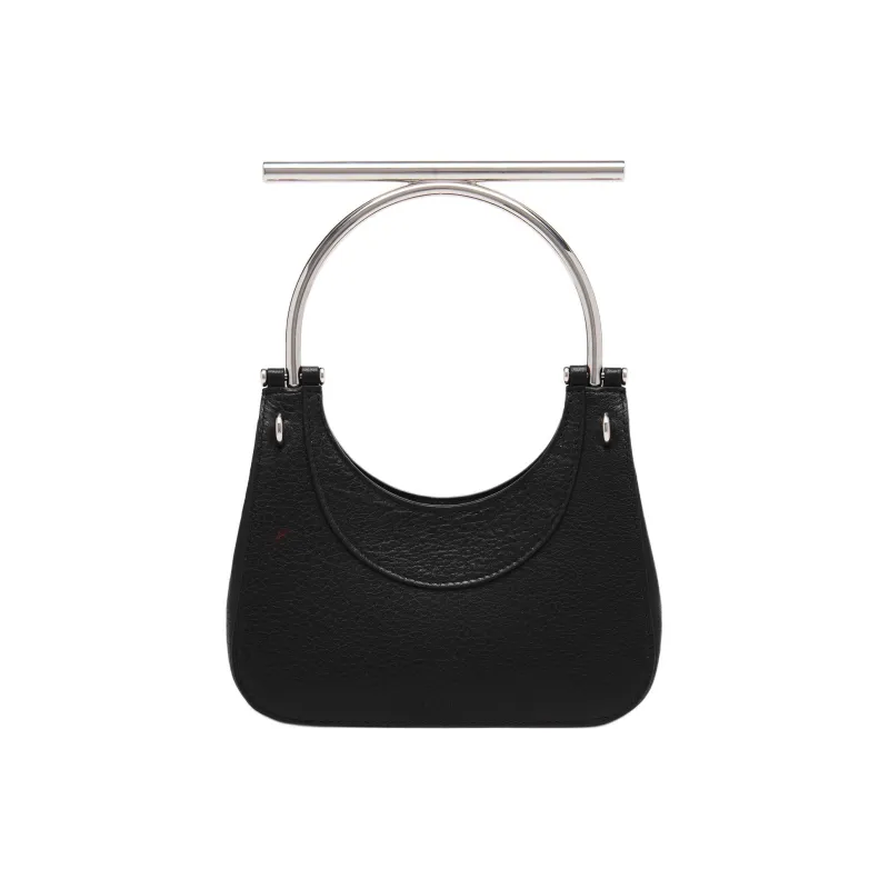 Alexander McQueen Grained Lambskin Handbag Mini Women's Black-2