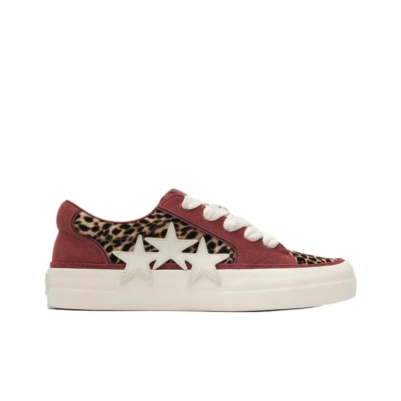 AMIRI Low Top Skateboard Shoes Men's Red-1