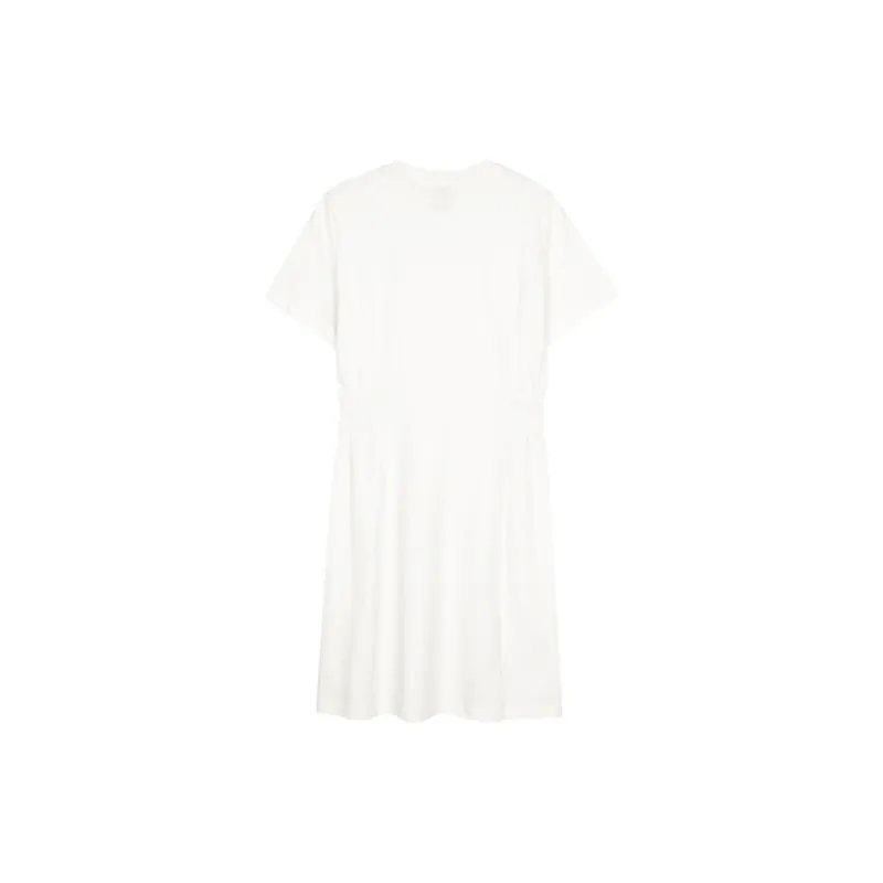 Skechers Sports Alliance Series Short Sleeved Dresses Women's Marshmallow White-1