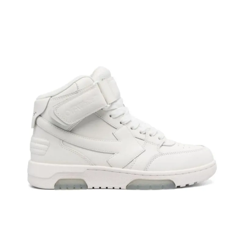 OFF WHITE Out Of Office Ooo Mid Tops White Women's-1