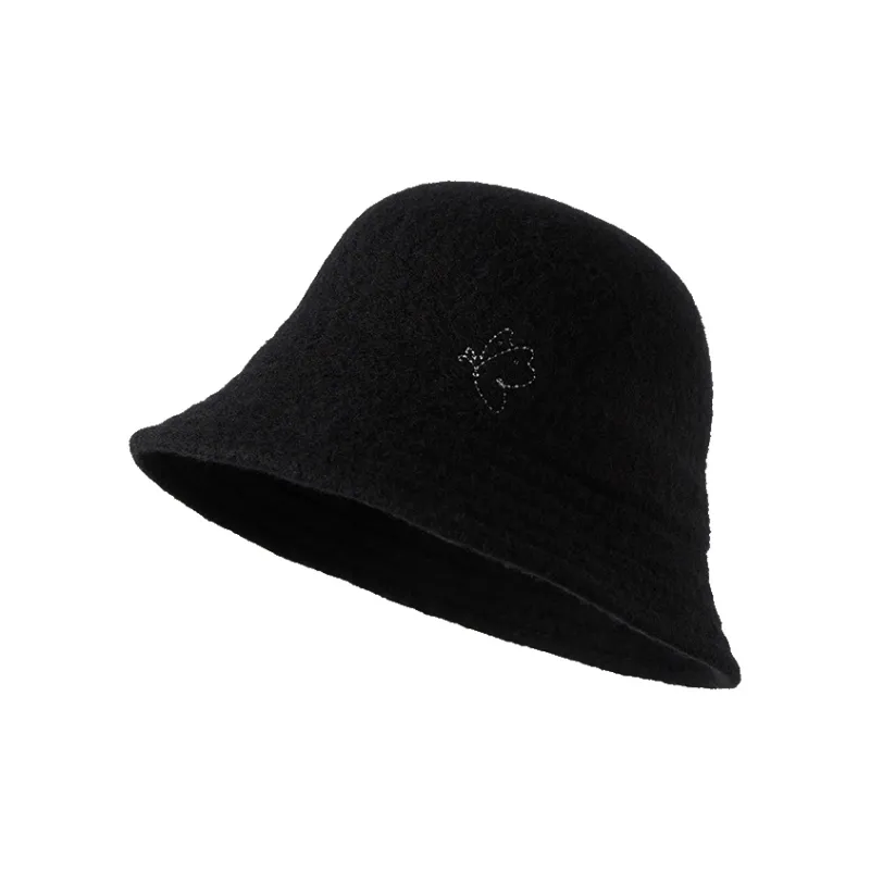 JIUMU Sheep Wool Bucket Hats Women's-0
