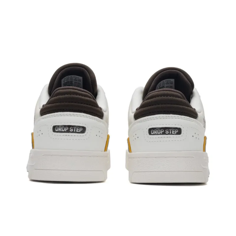 Adidas Originals Drop Step 2.0 Anti Slip And Wear Resistant Breathable Low Top Skateboard Shoes Unisex Ecru-3