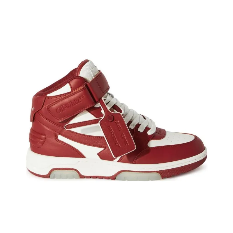 OFF WHITE Out Of Office Ooo Mid White Red Women's-1