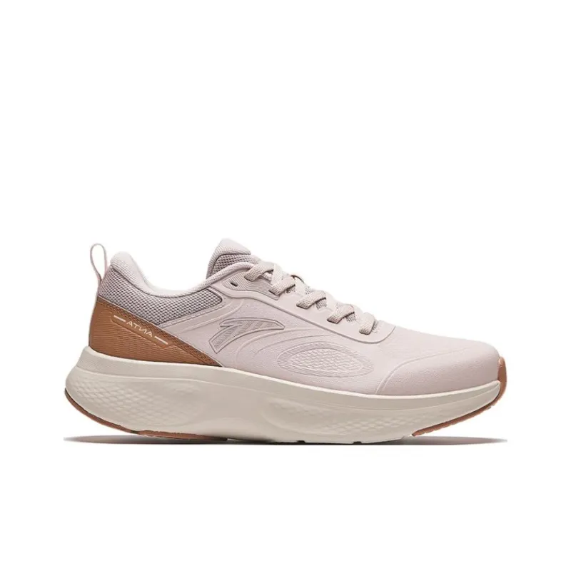 Anta Variety Training Collection Anti-Slip Wear-Resistant Low-Top Training Running Shoes Women's Gray Brown-1