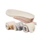[3 Pack Beige]Sherpa Thermal-Soft Sole Latex