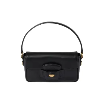 MIU MIU Penny Leather Shoulder Bag Crossbody Bag Handbag Regular Women's Black