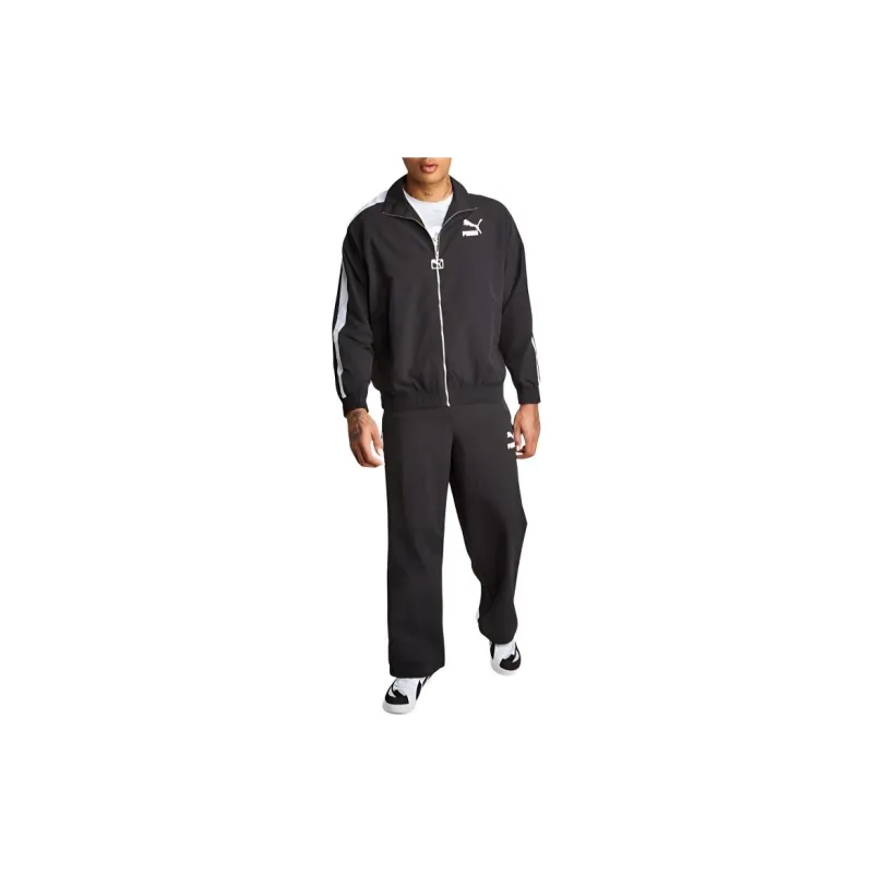 PUMA T7 Women's Oversized Track Jacket Jackets Coats Unisex Black-4
