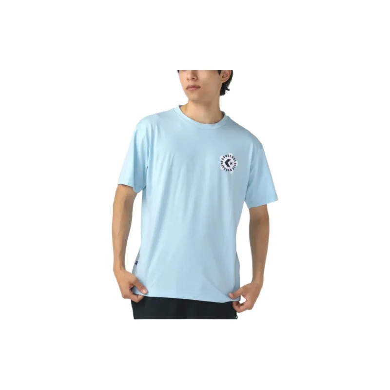 Converse Tee CV FLOWER GRAHPIC T-Shirt Men's Winter Blue-2