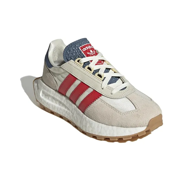 Adidas Originals J Abrasion Resistant Low Top Sports Casual Shoes Gray Red Teenagers-2