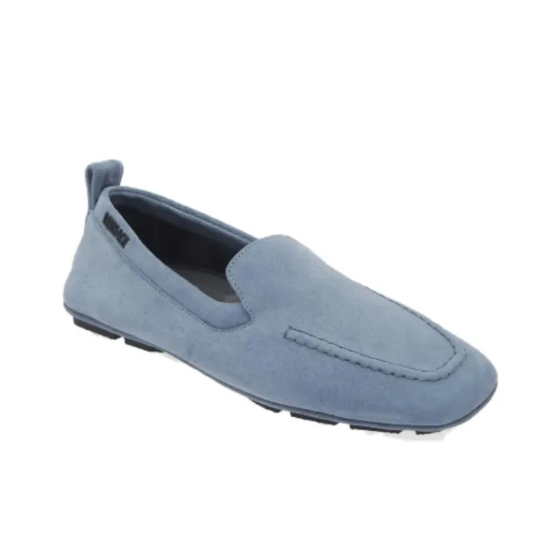 VERSACE Villa Suede Driver Shoes-4