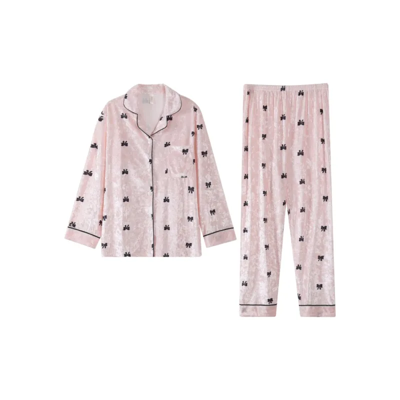 WANANNI Pajama Set Women's Light Pink-0