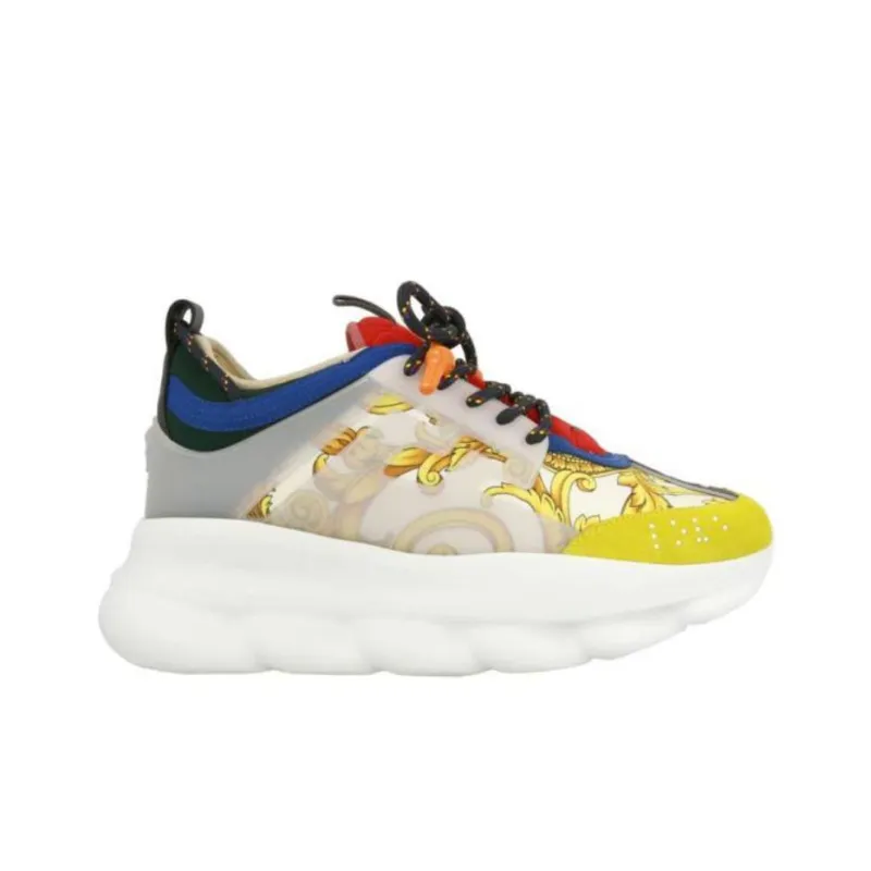 VERSACE Chain Reaction Multi-Color Rubber Suede-1