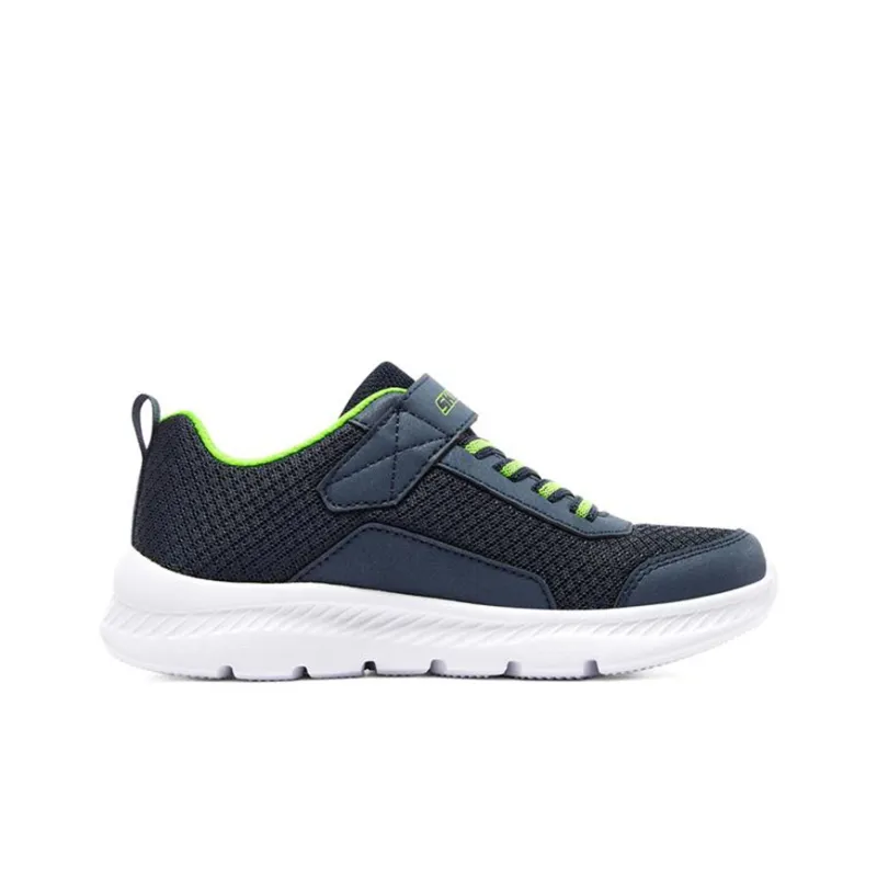 Skechers Comfy Flex 2.0 Slip-Resistant Cushioning Wear-Resistant Kids Lifestyle Shoes Dark Blue Green Teenagers-1