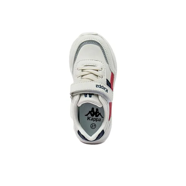 KAPPA KIDS Non slip Wear resistant Shock Absorption Kids Lifestyle Shoes Beige Blue Kids'-3