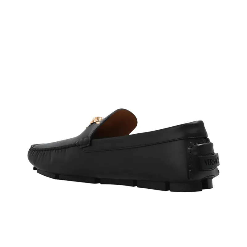 VERSACE La Medusa Driver Loafer 'Black Gold'-3