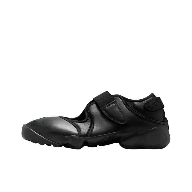 Nike Air Rift Leather Triple Black Women's-0