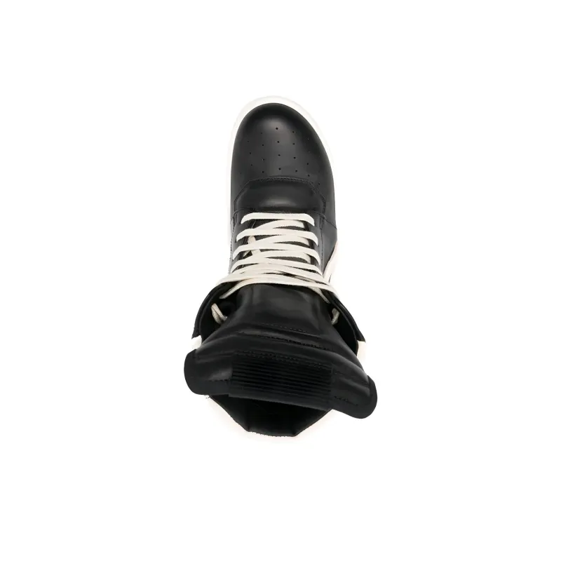 RICK OWENS High-top Leather Sneakers-3