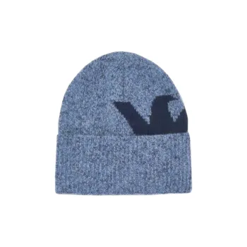 EMPORIO ARMANI Logo intarsia Beanie Set Of Two