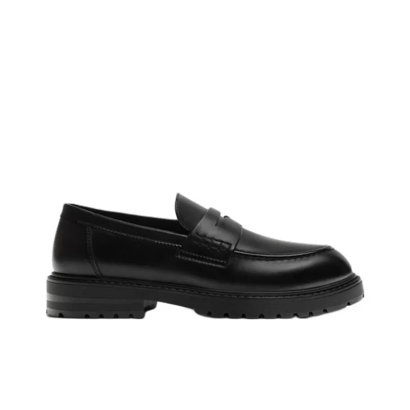 ZARA Loafers Men Black-1