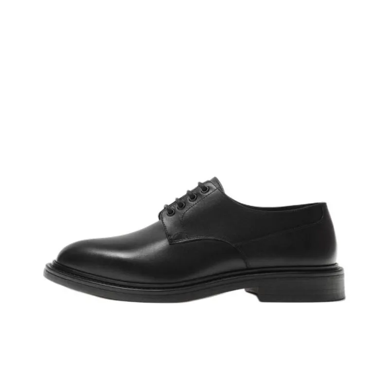 ZARA Dress Shoes Men Low Top Black-0